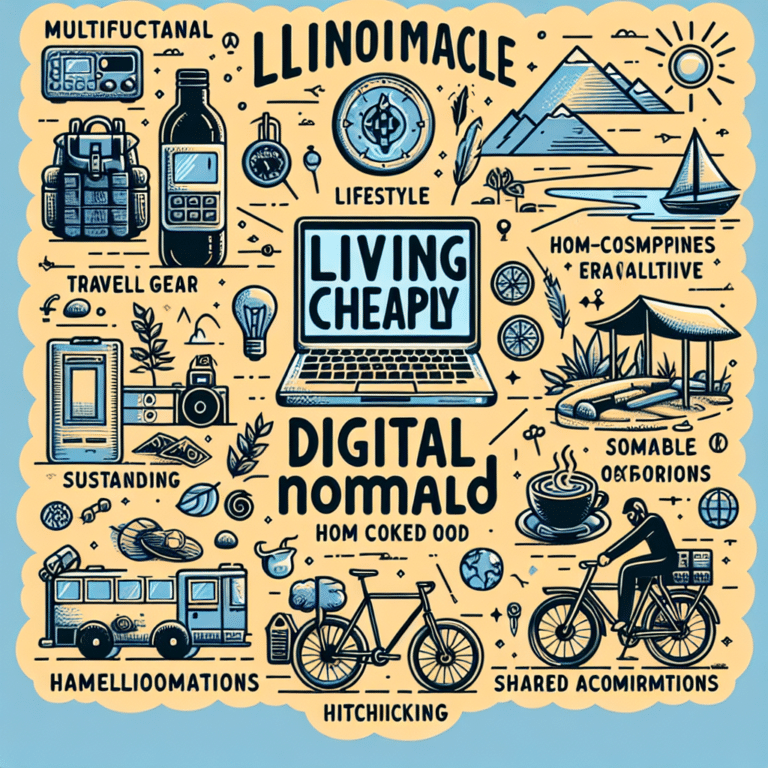 Living Cheaply as a Digital Nomad: Top Strategies
